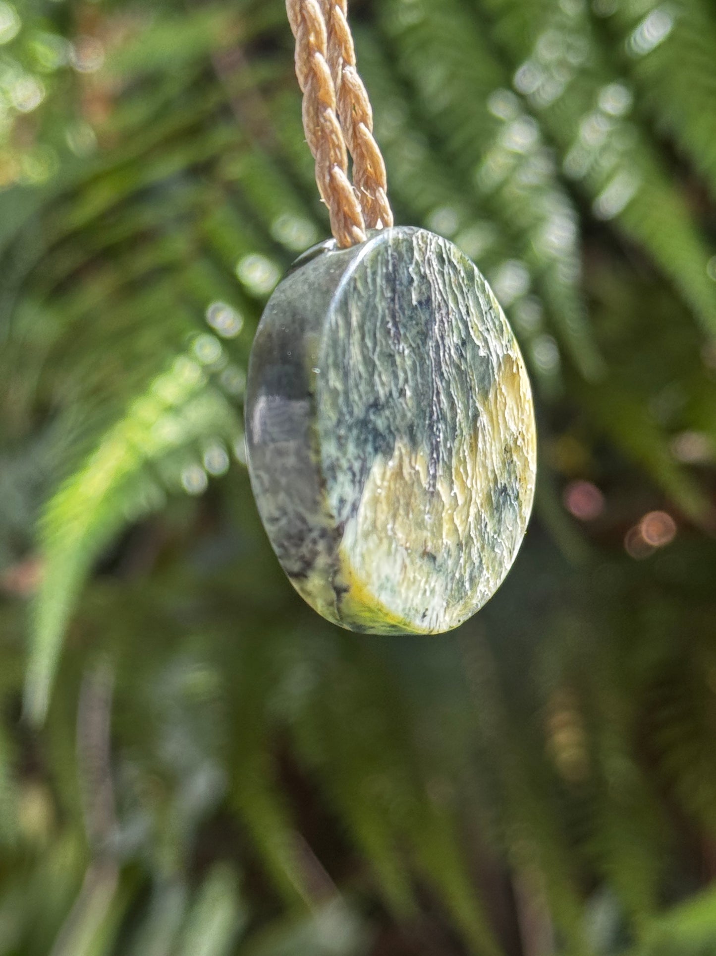 Pounamu Porohita (Disc) Pendant - Tasman