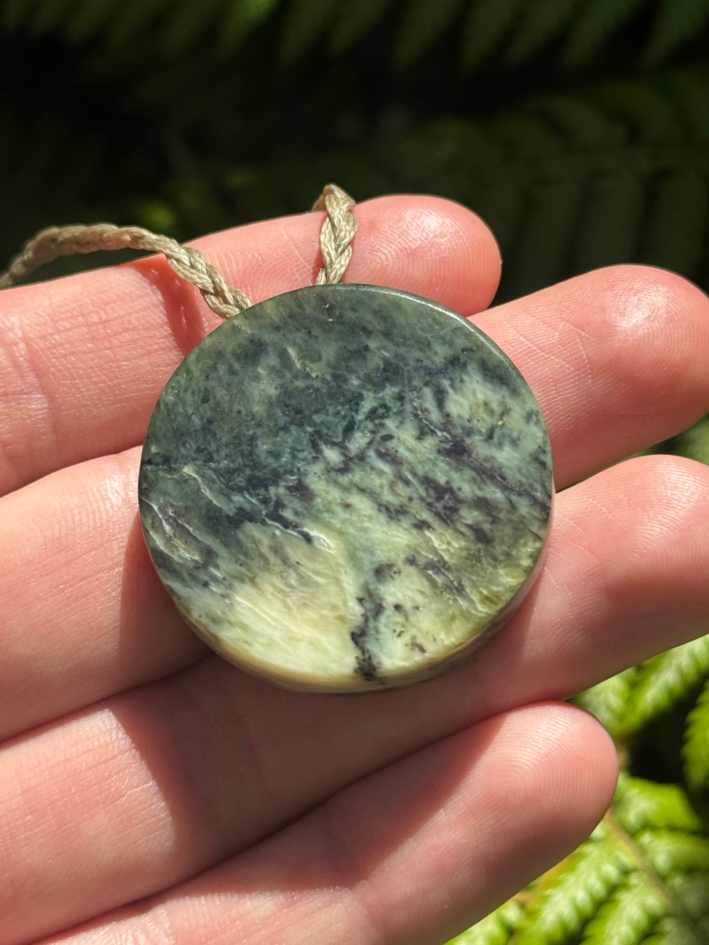 Pounamu Porohita (Disc) Pendant - Tasman