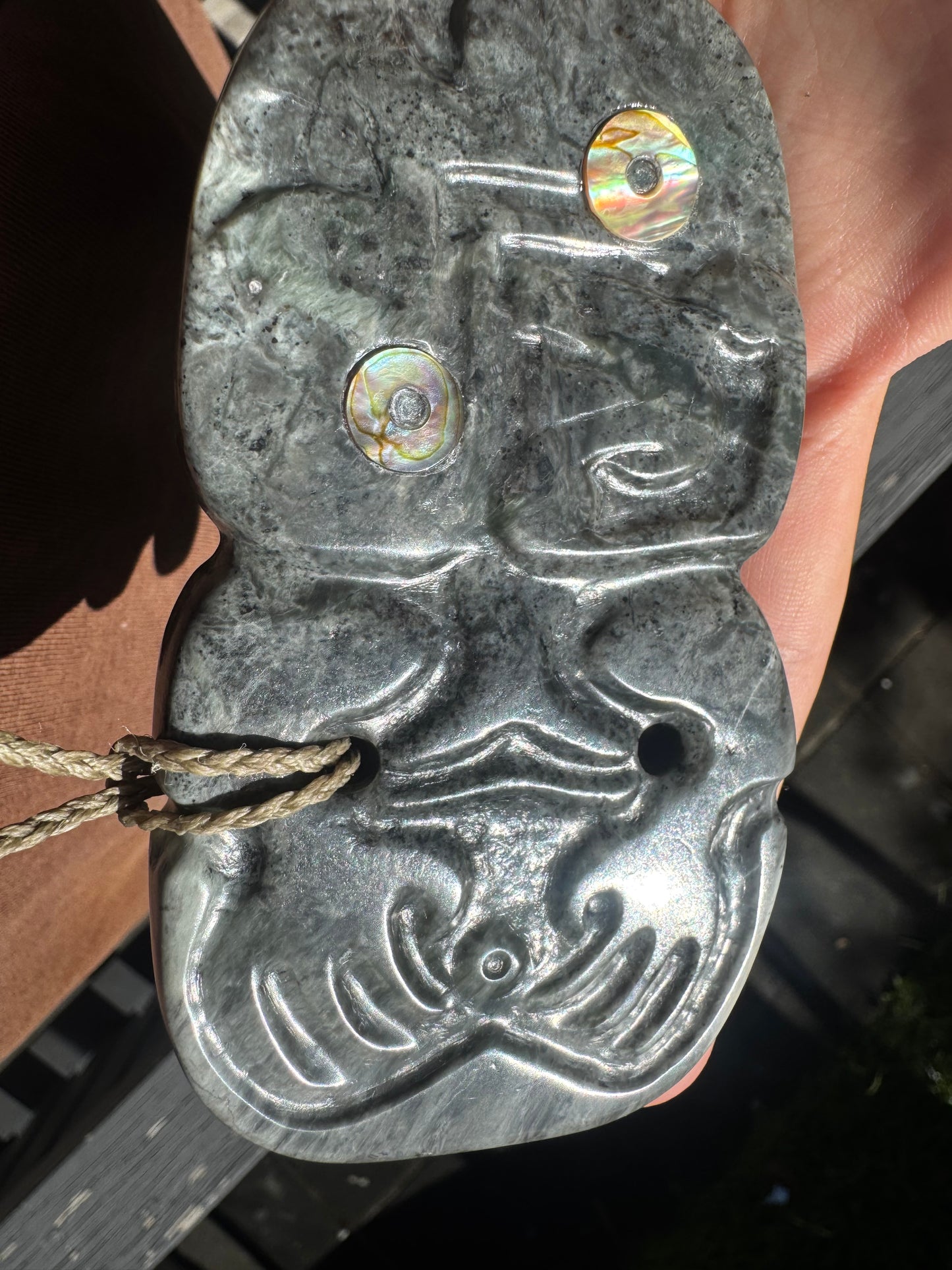 Pounamu/Greenstone - Hei Tiki (Inanga Ahua Rereke Pounamu)