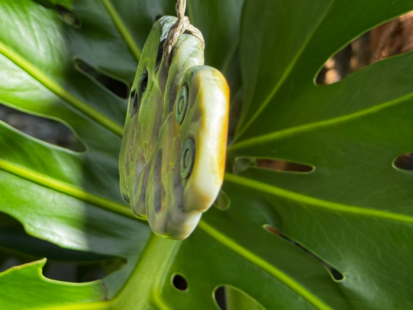 Pounamu Hei Tiki - Horo Mohoua