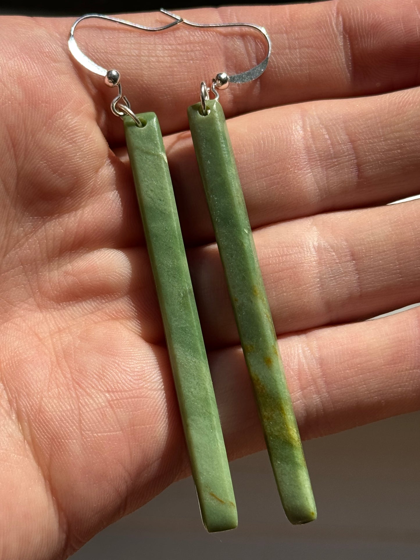New Zealand Pounamu Earrings - Made To Order