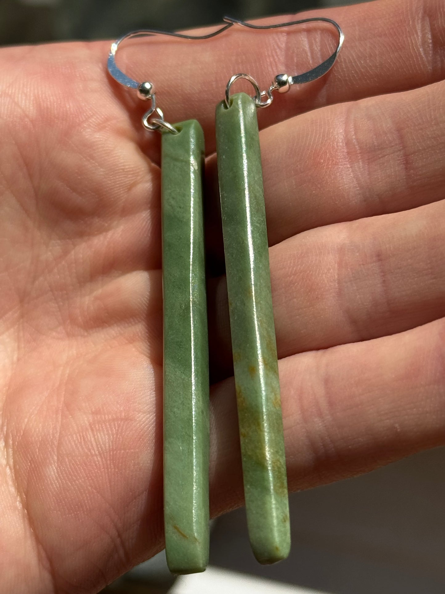 New Zealand Pounamu Earrings - Made To Order