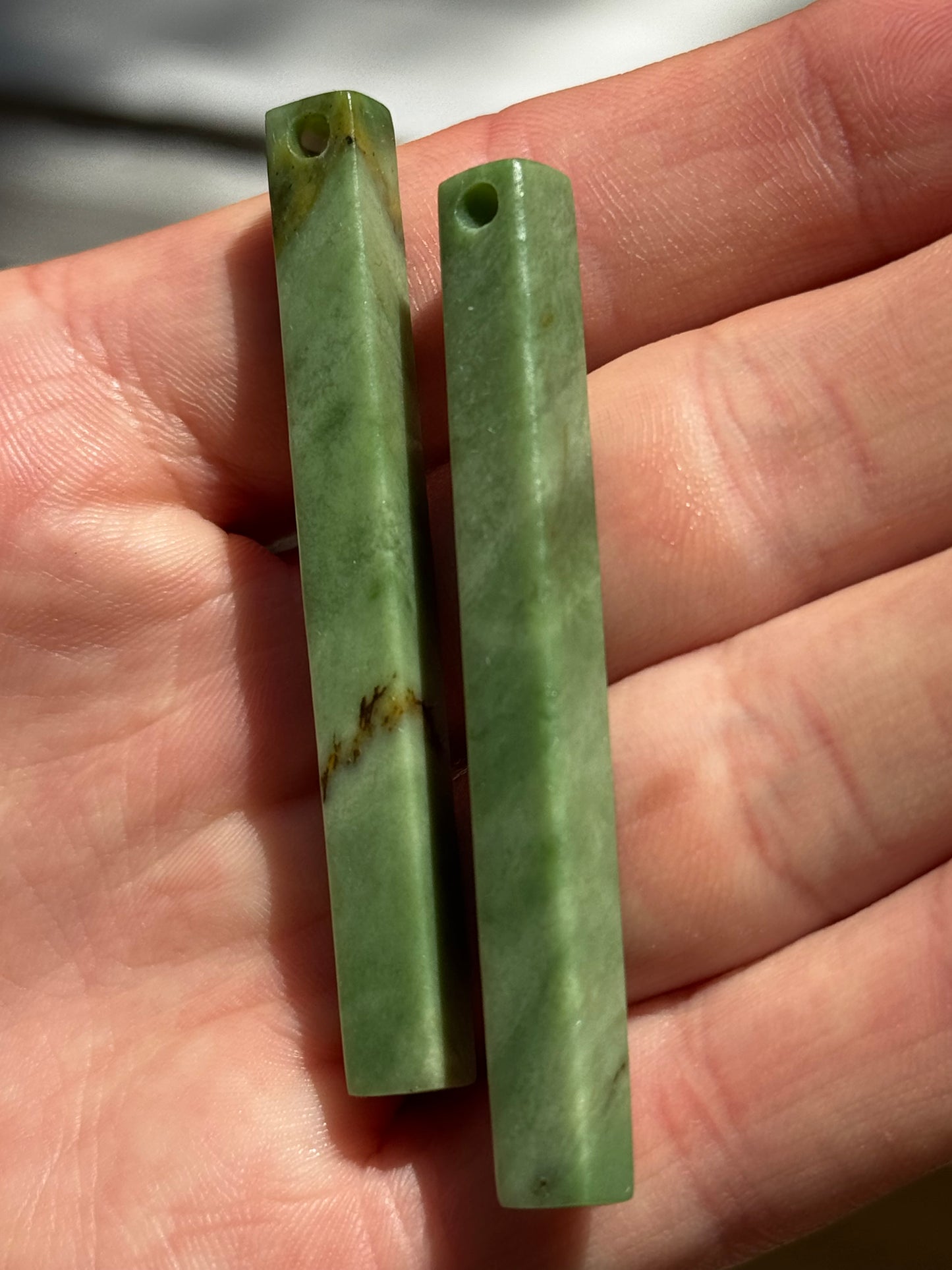 New Zealand Pounamu Earrings - Made To Order