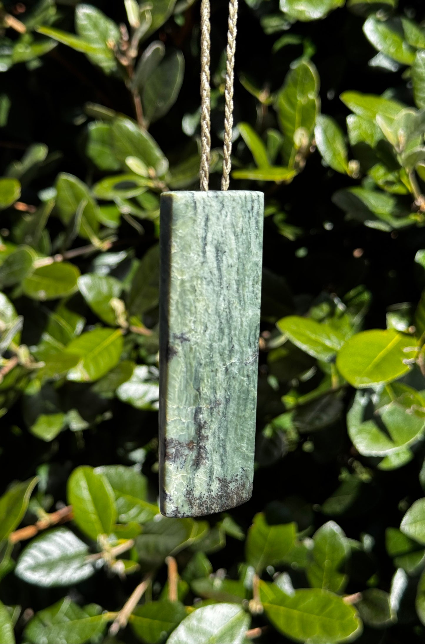 New Zealand Pounamu Hei Toki Pendant