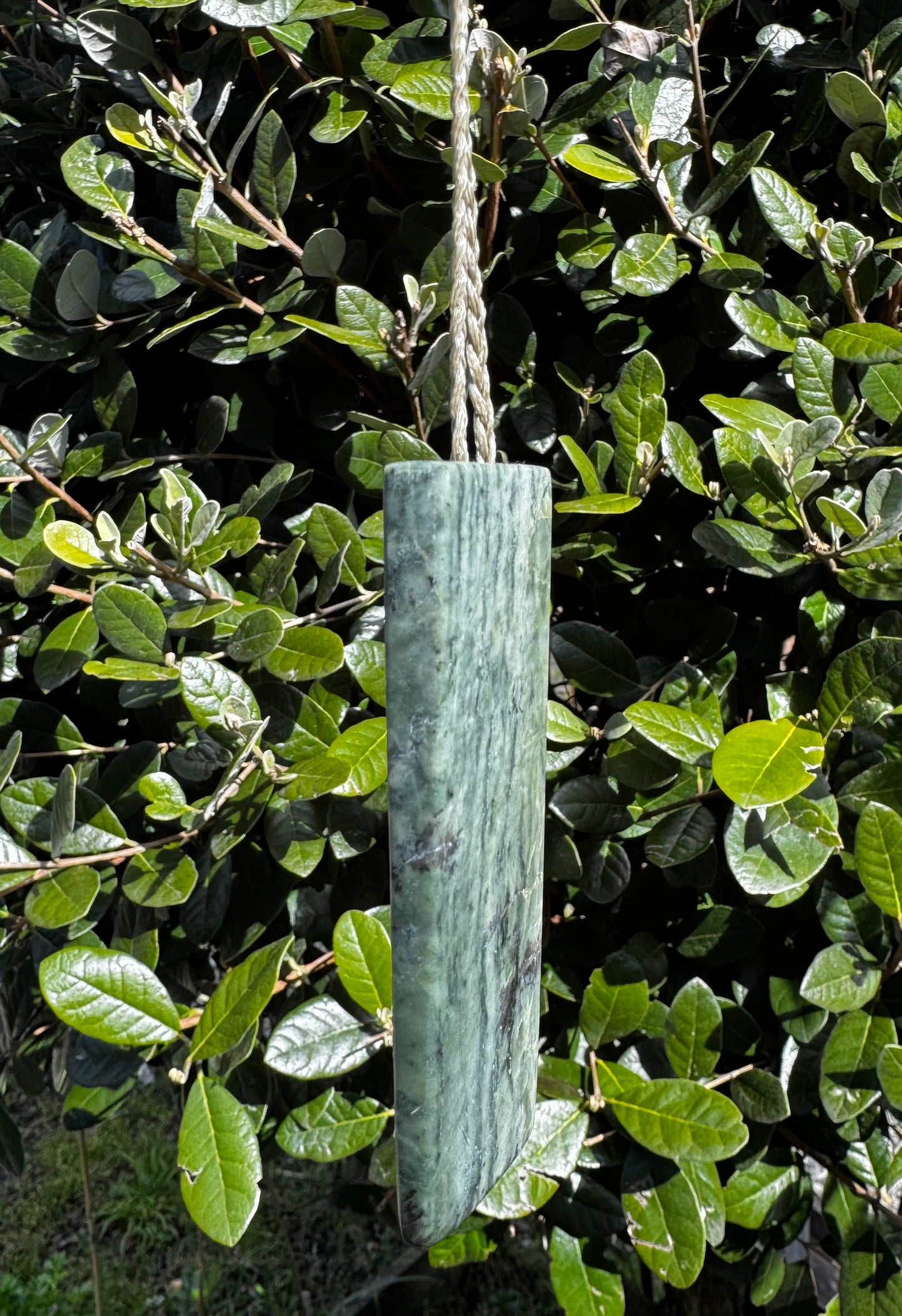 New Zealand Pounamu Hei Toki Pendant