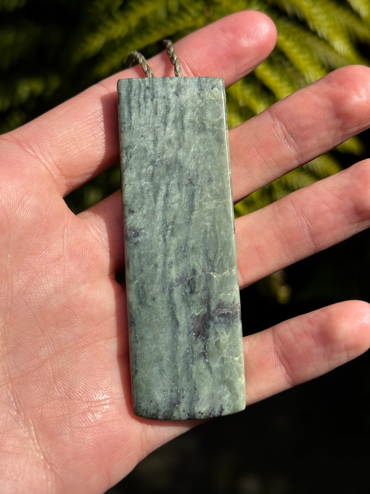 New Zealand Pounamu Hei Toki Pendant