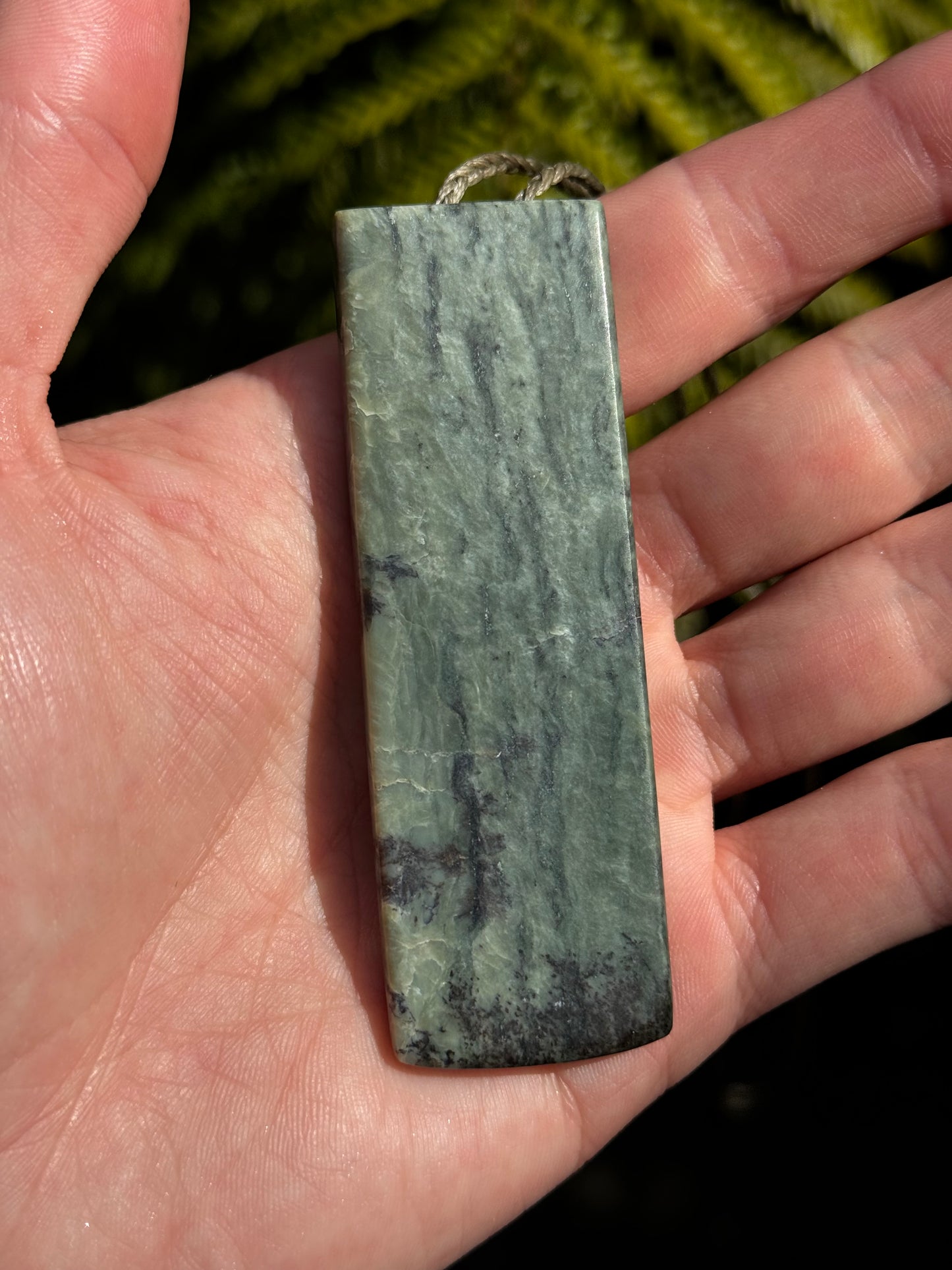 New Zealand Pounamu Hei Toki Pendant
