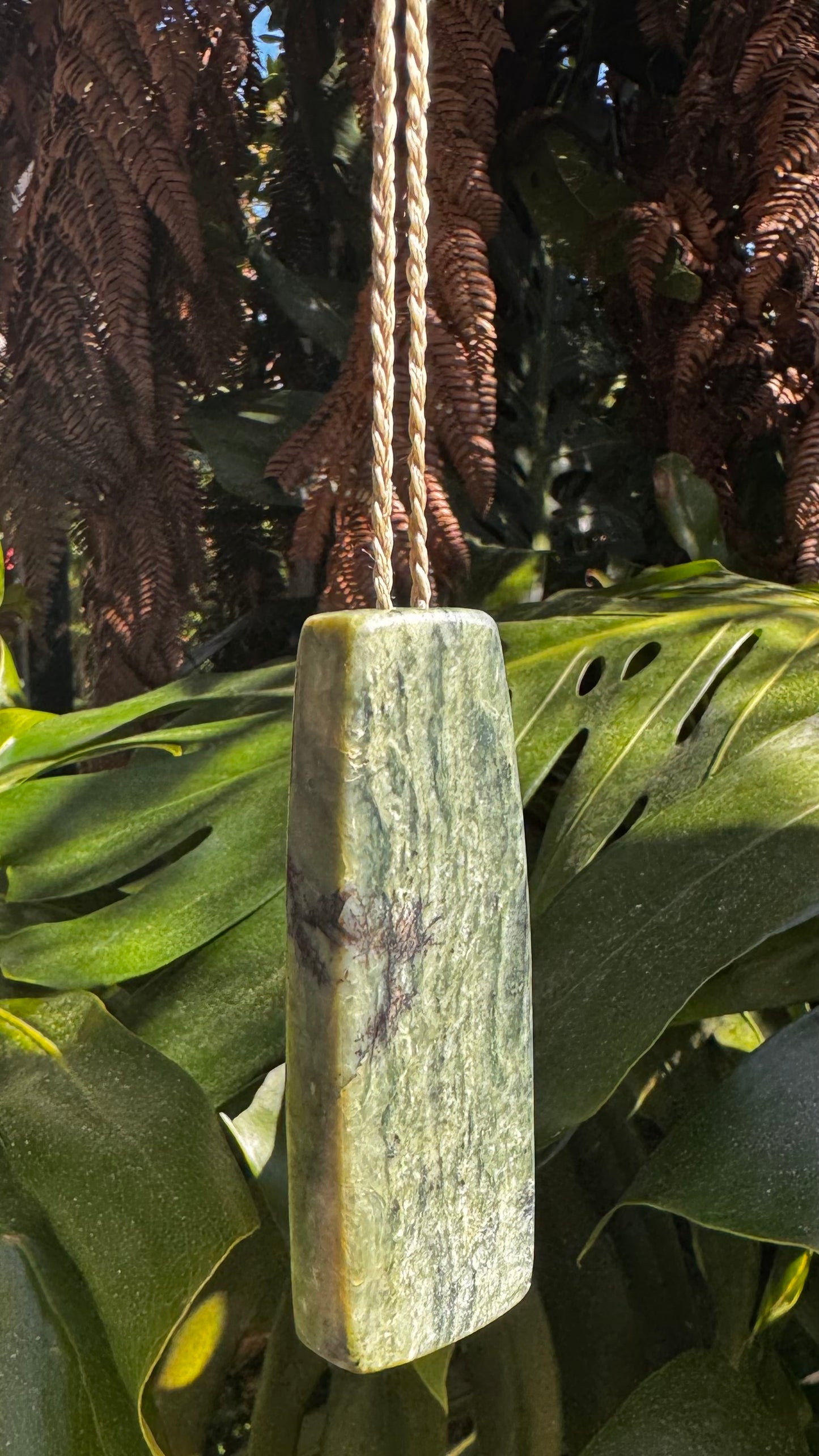 New Zealand Pounamu Hei Toki Pendant