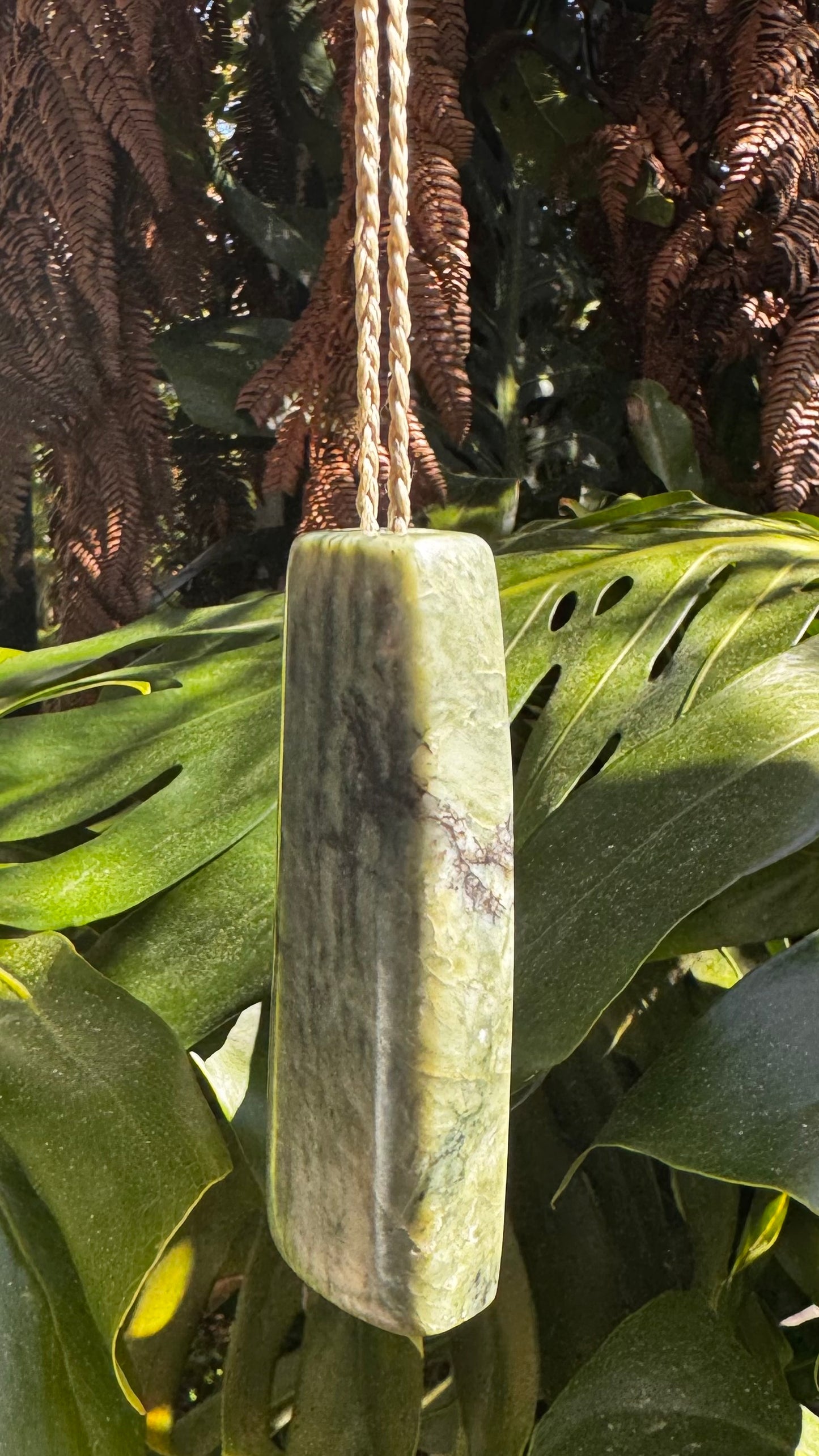 New Zealand Pounamu Hei Toki Pendant