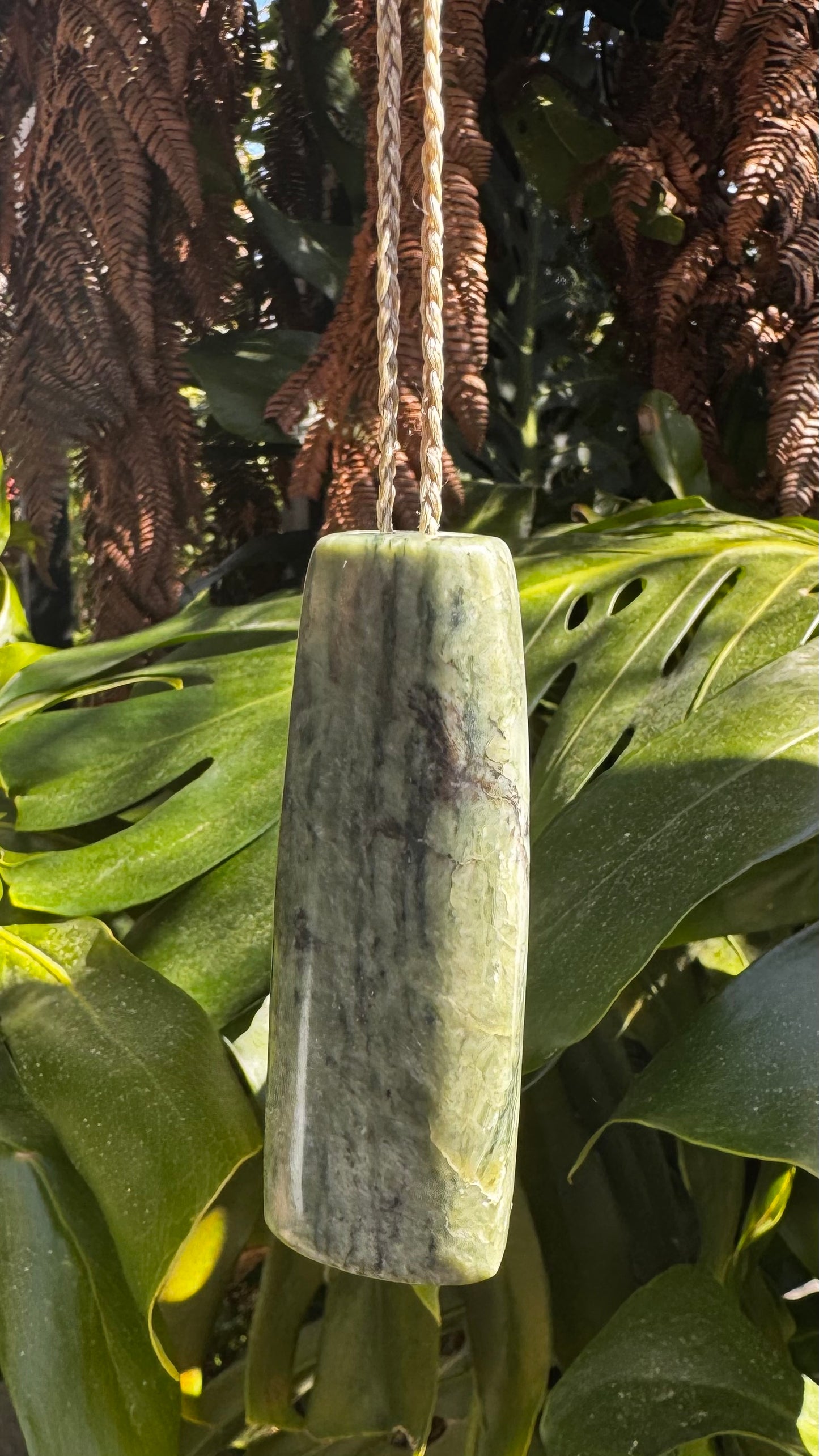 New Zealand Pounamu Hei Toki Pendant