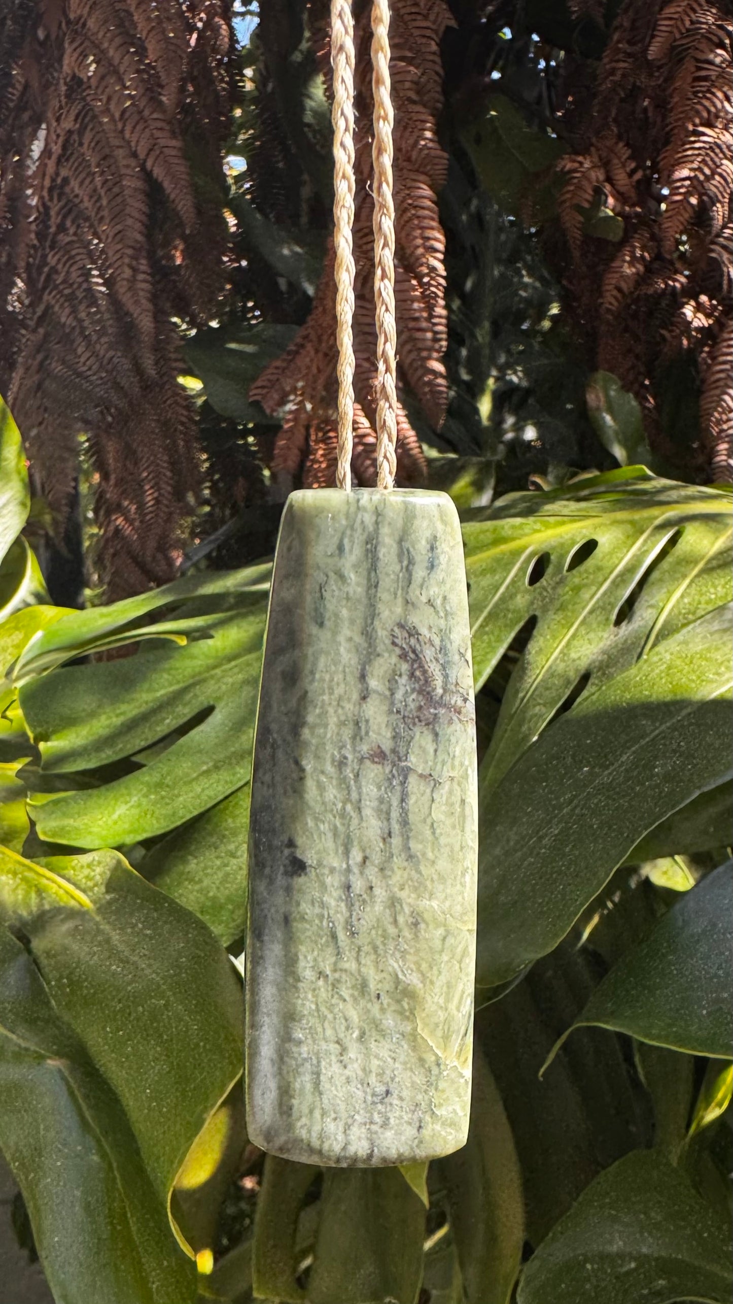 New Zealand Pounamu Hei Toki Pendant