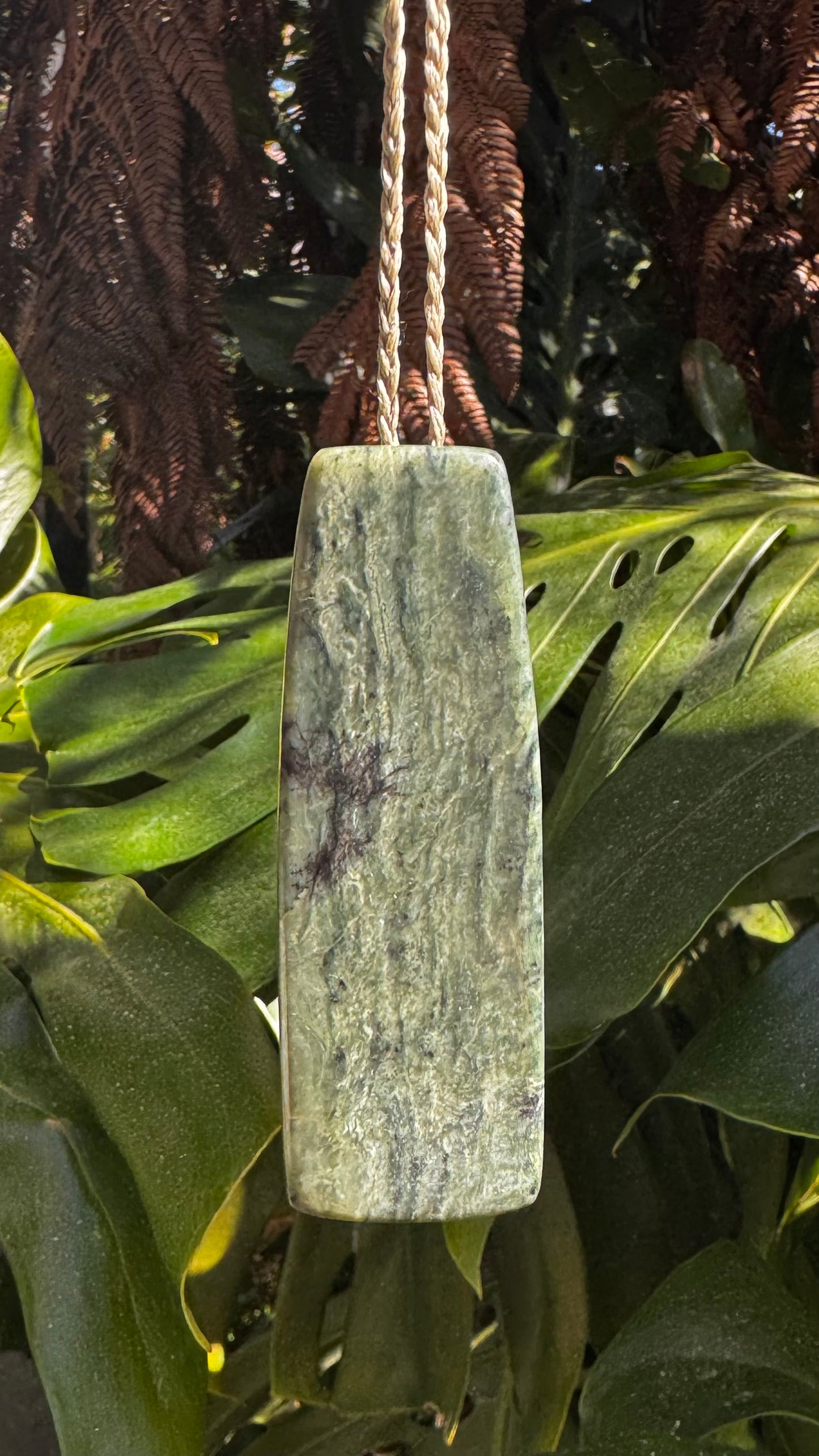 New Zealand Pounamu Hei Toki Pendant