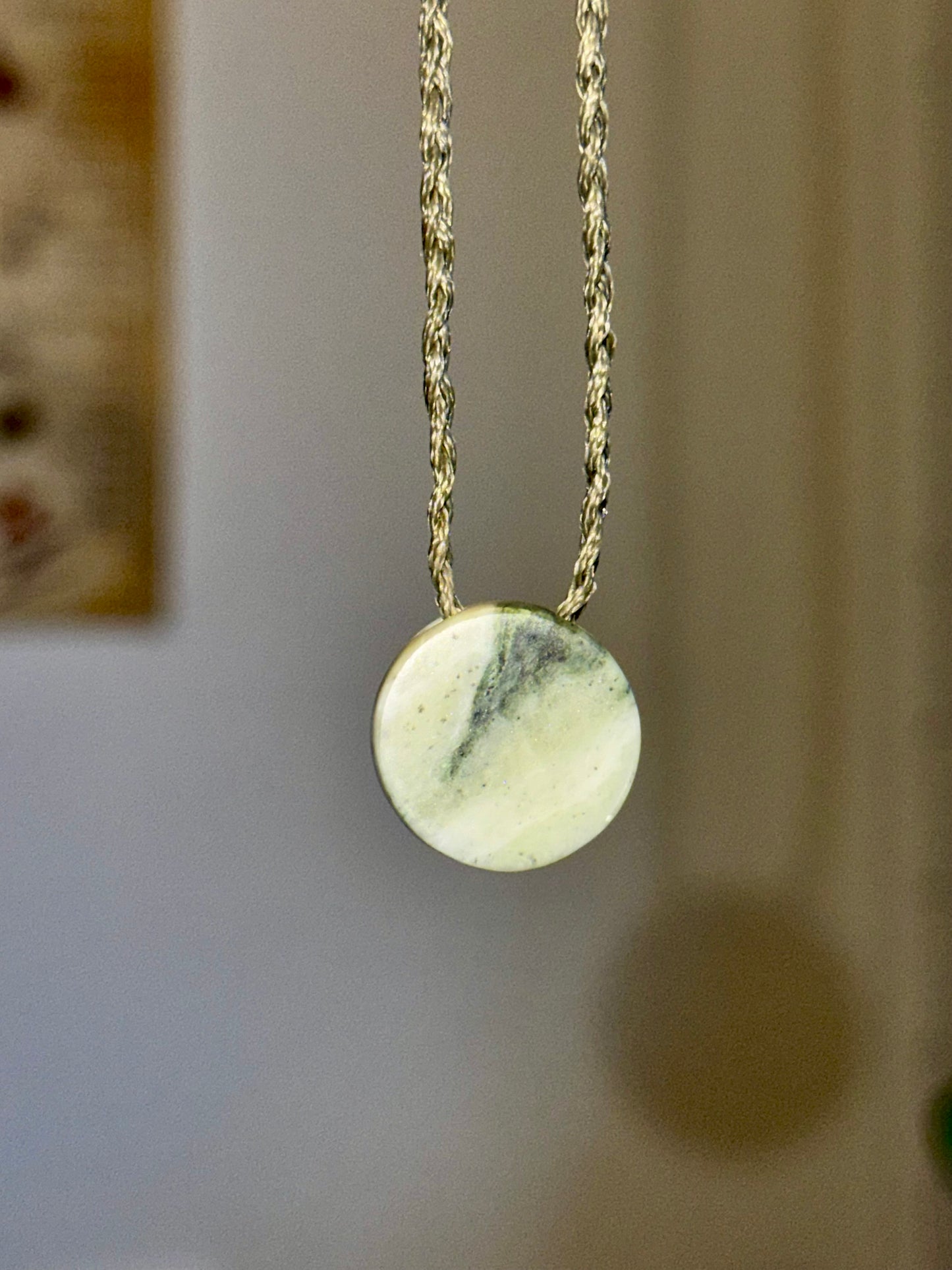 New Zealand Pounamu Hā Pendant