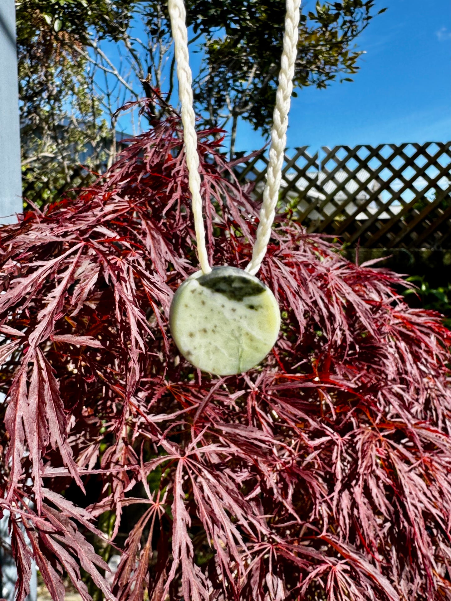 New Zealand Pounamu Hā Pendant