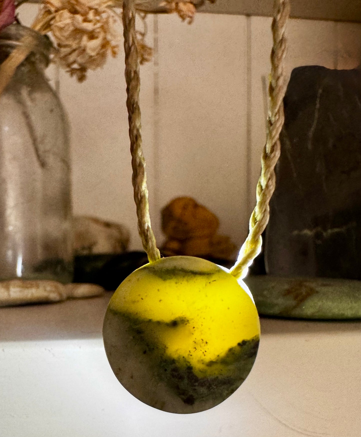 New Zealand Pounamu Hā Pendant