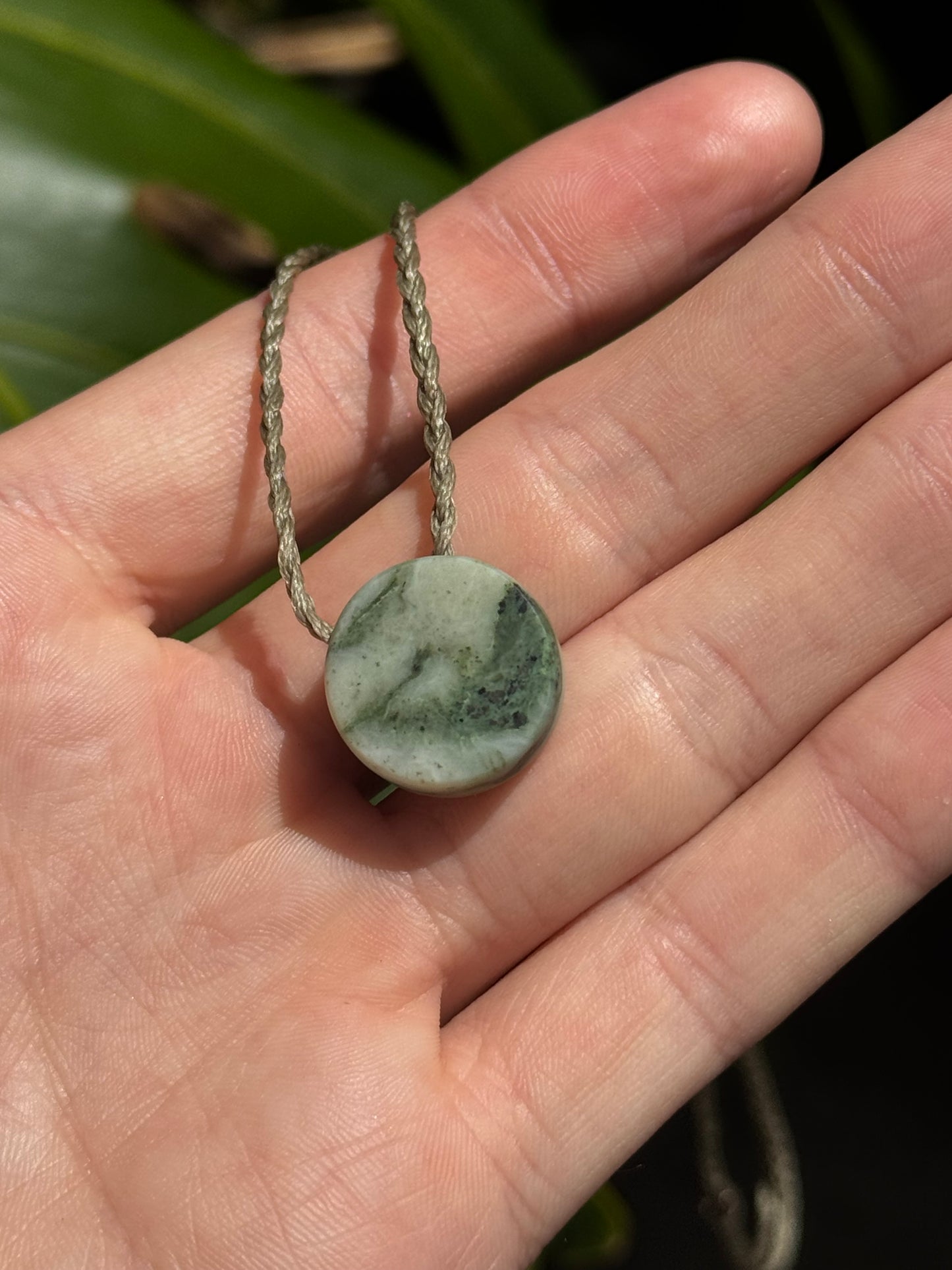 New Zealand Pounamu Hā Pendant