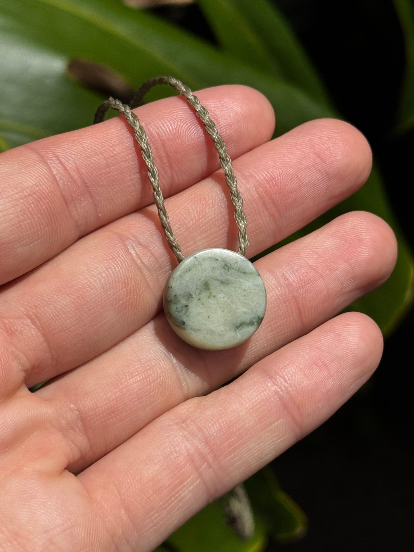New Zealand Pounamu Hā Pendant