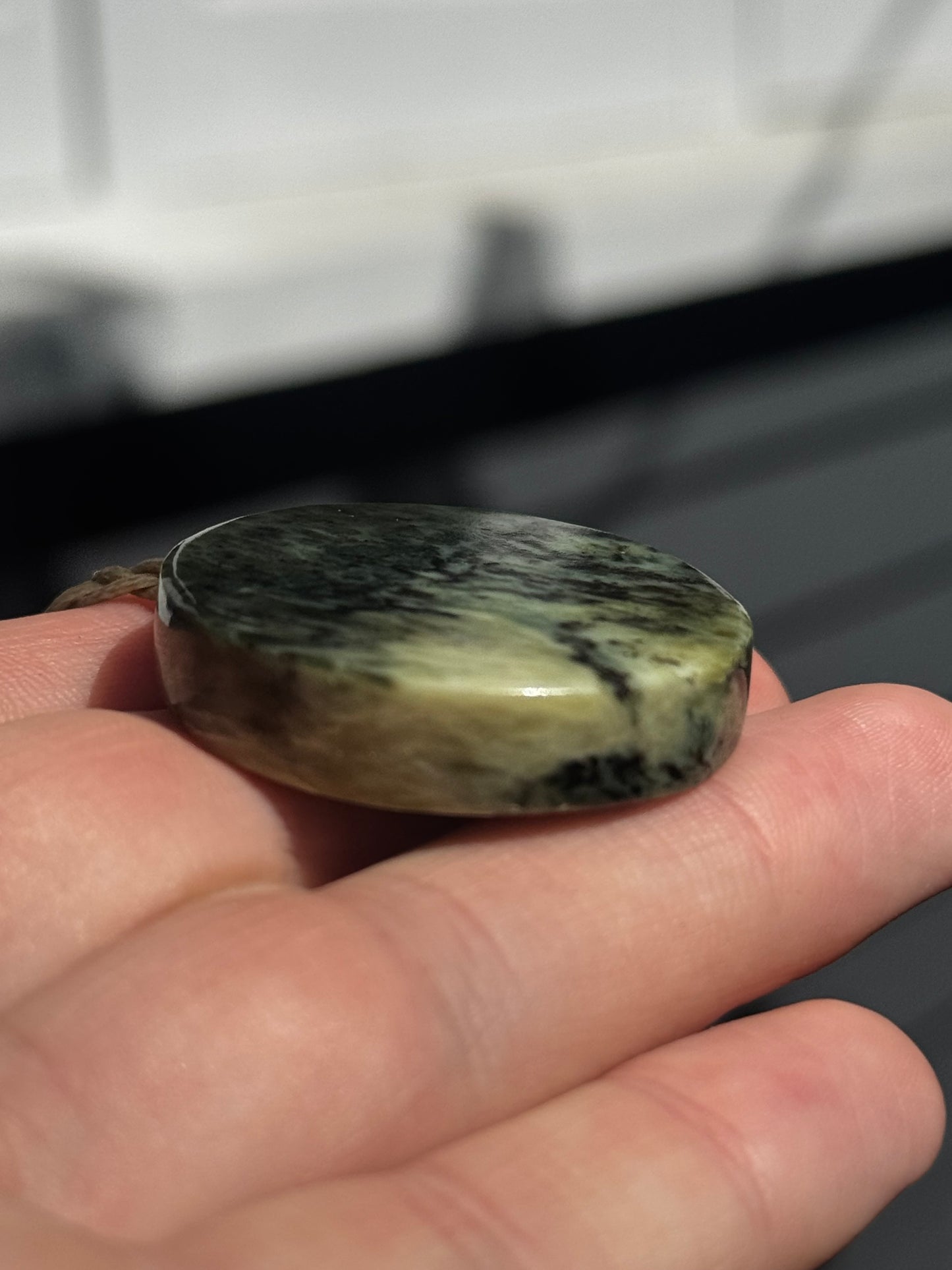 Pounamu Porohita (Disc) Pendant - Tasman