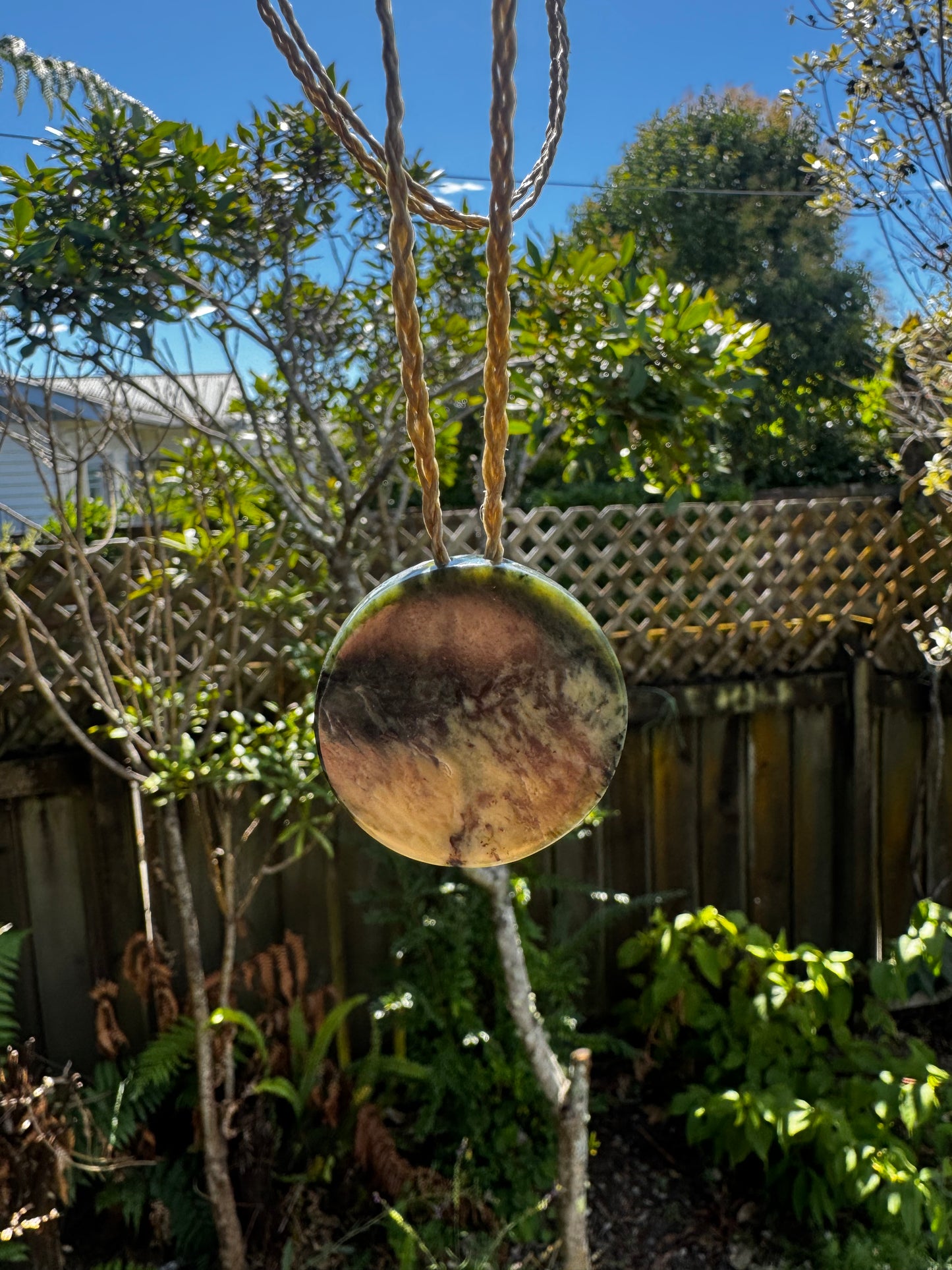 Pounamu Porohita (Disc) Pendant - Tasman