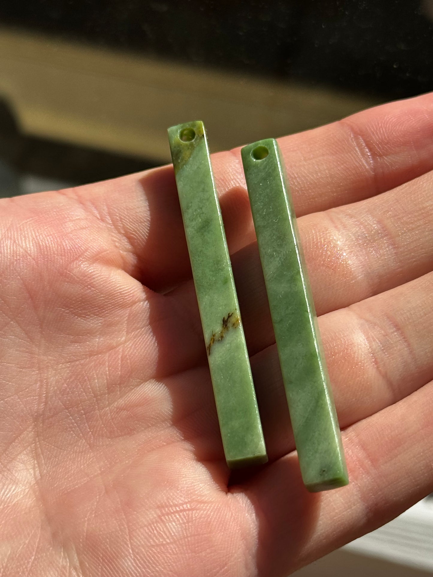 New Zealand Pounamu Earrings - Made To Order