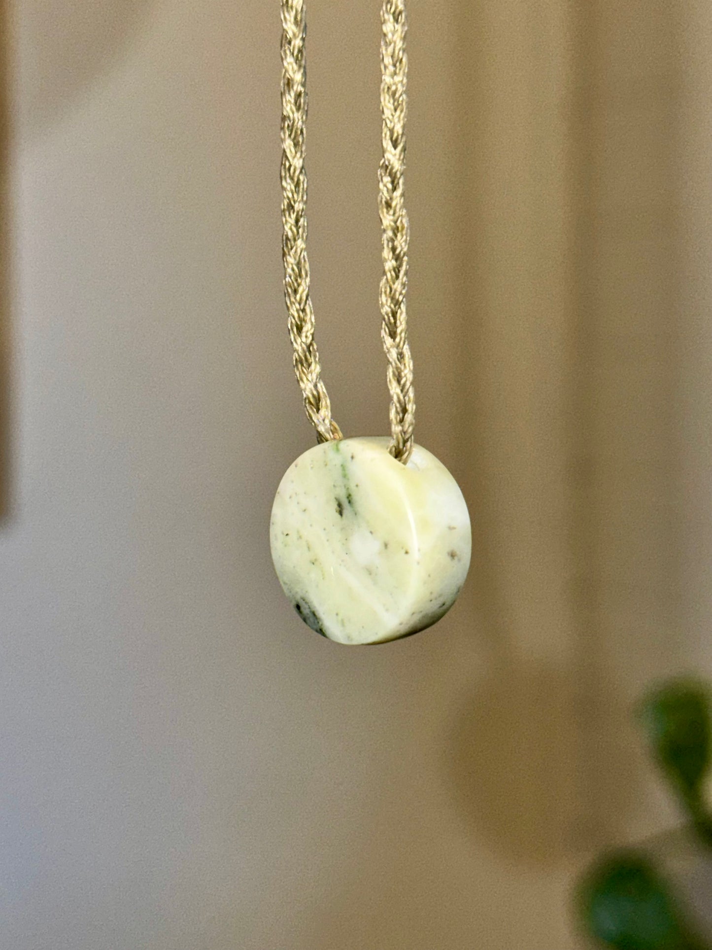 New Zealand Pounamu Hā Pendant