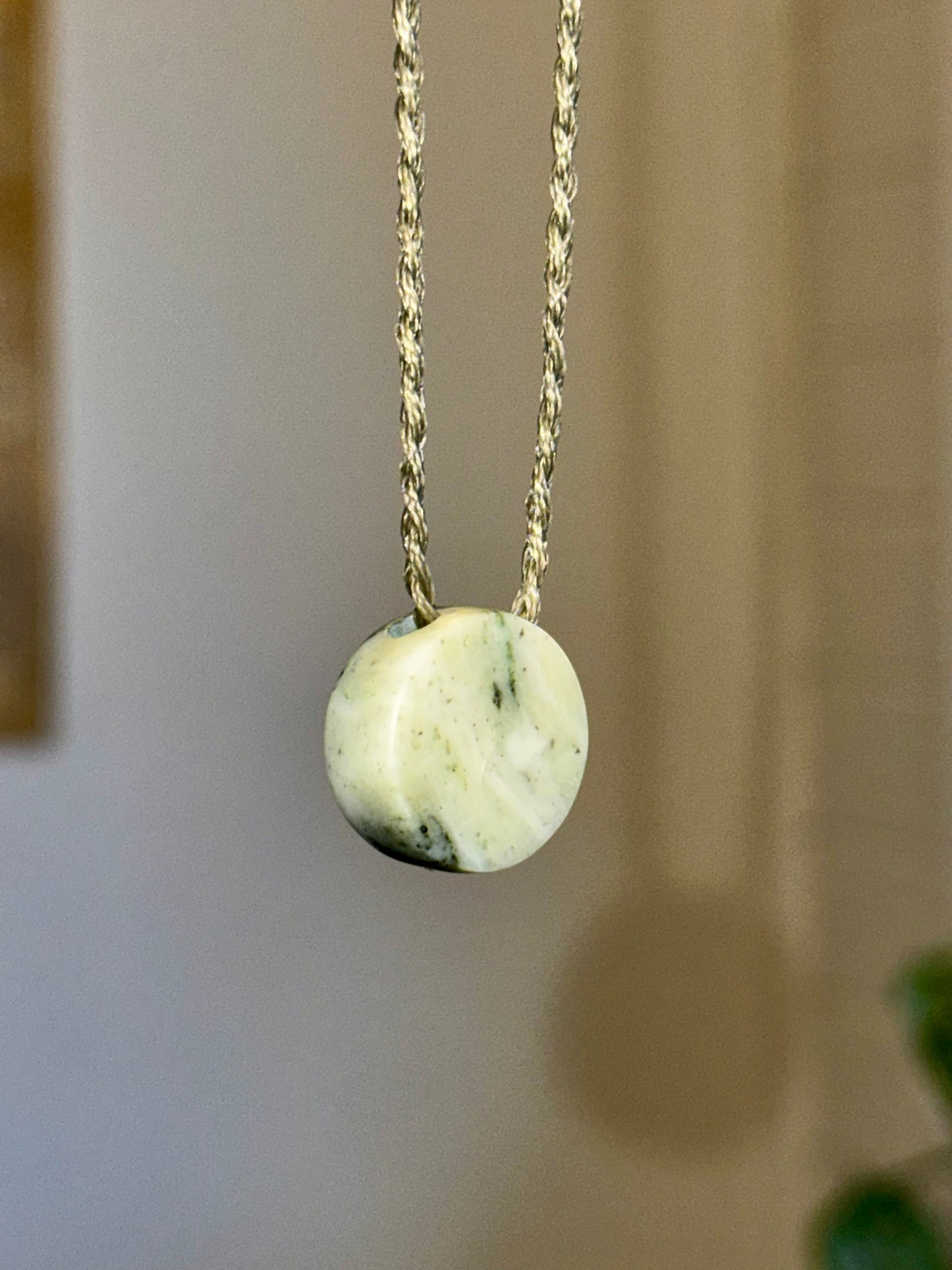 New Zealand Pounamu Hā Pendant