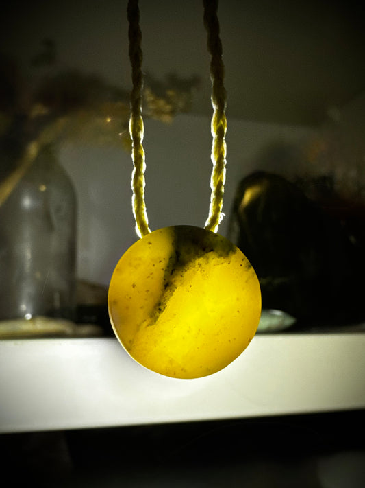 New Zealand Pounamu Hā Pendant