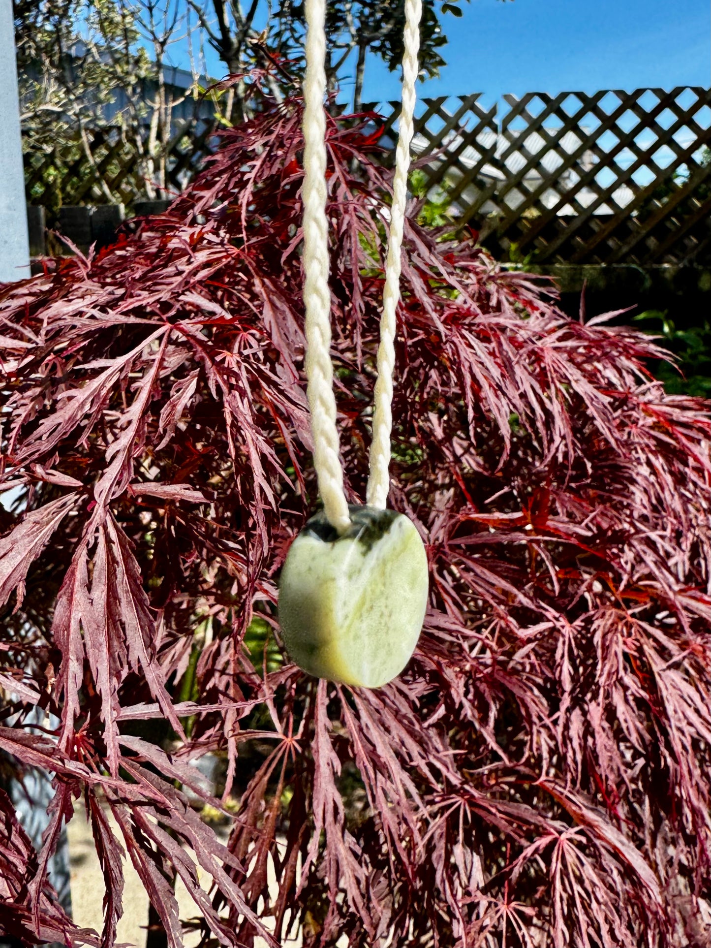 New Zealand Pounamu Hā Pendant