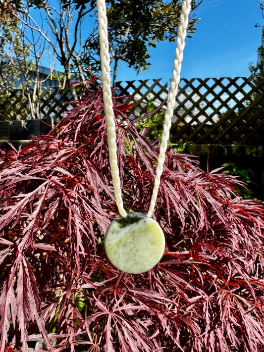 New Zealand Pounamu Hā Pendant