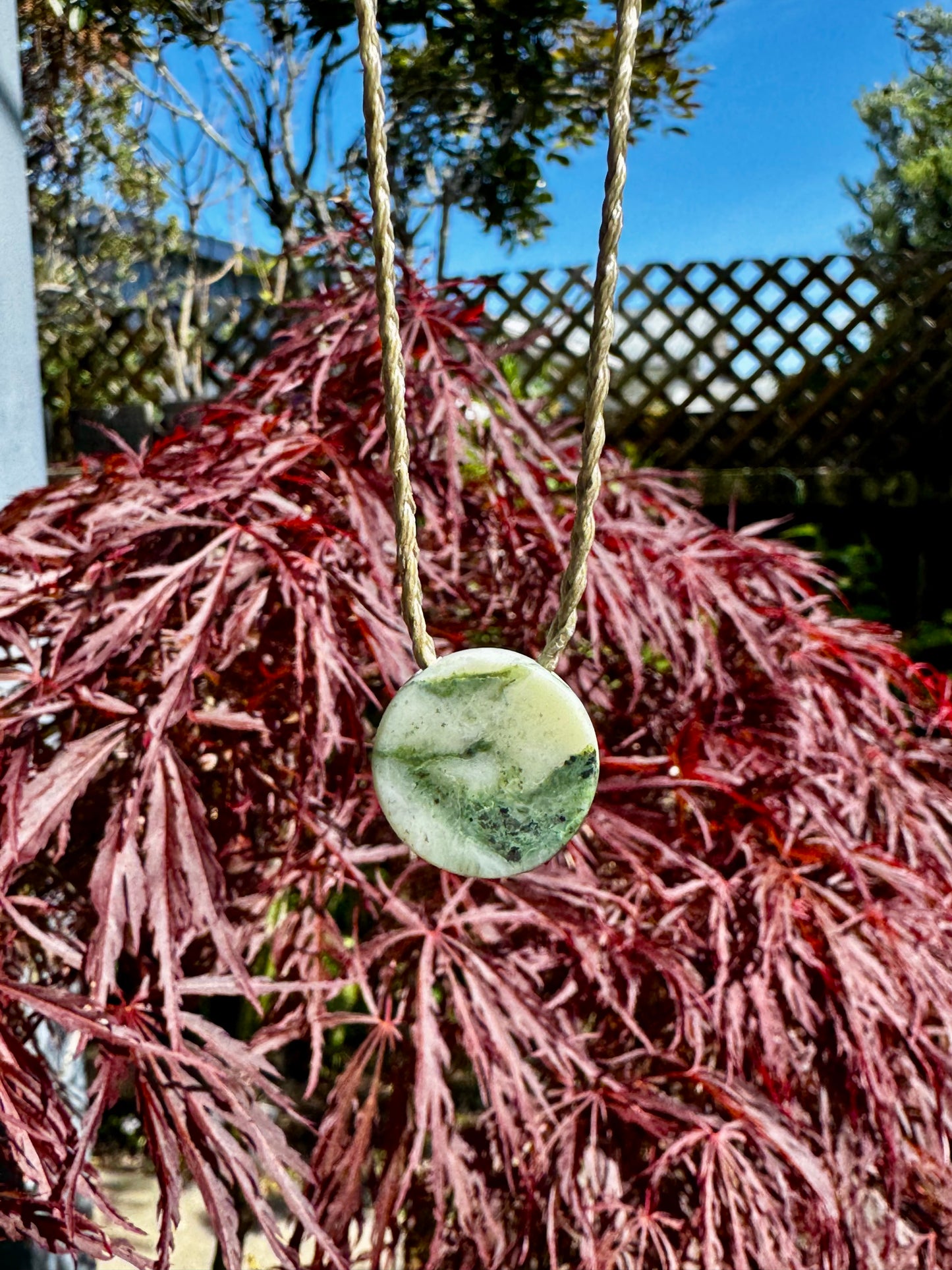 New Zealand Pounamu Hā Pendant