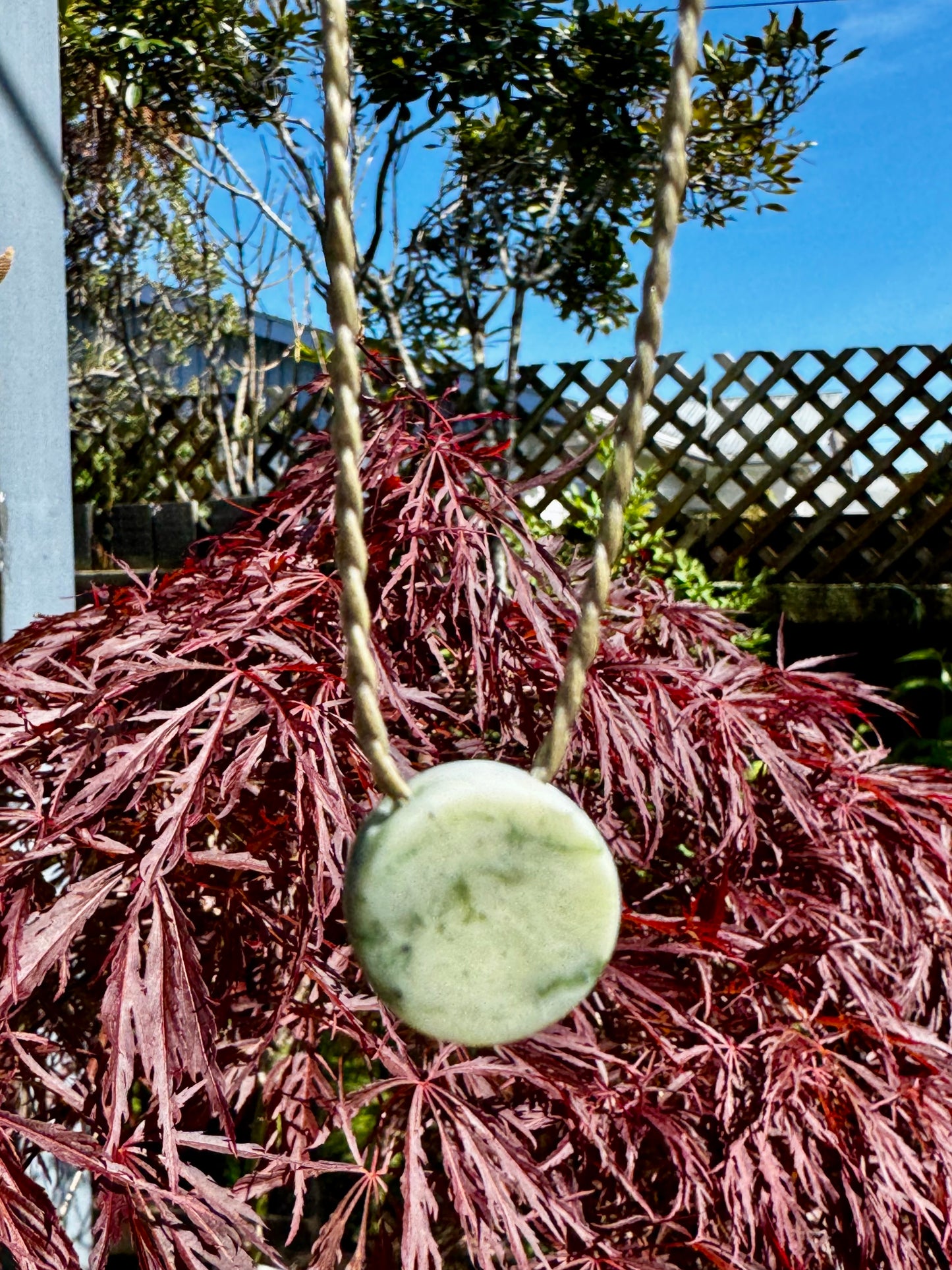New Zealand Pounamu Hā Pendant